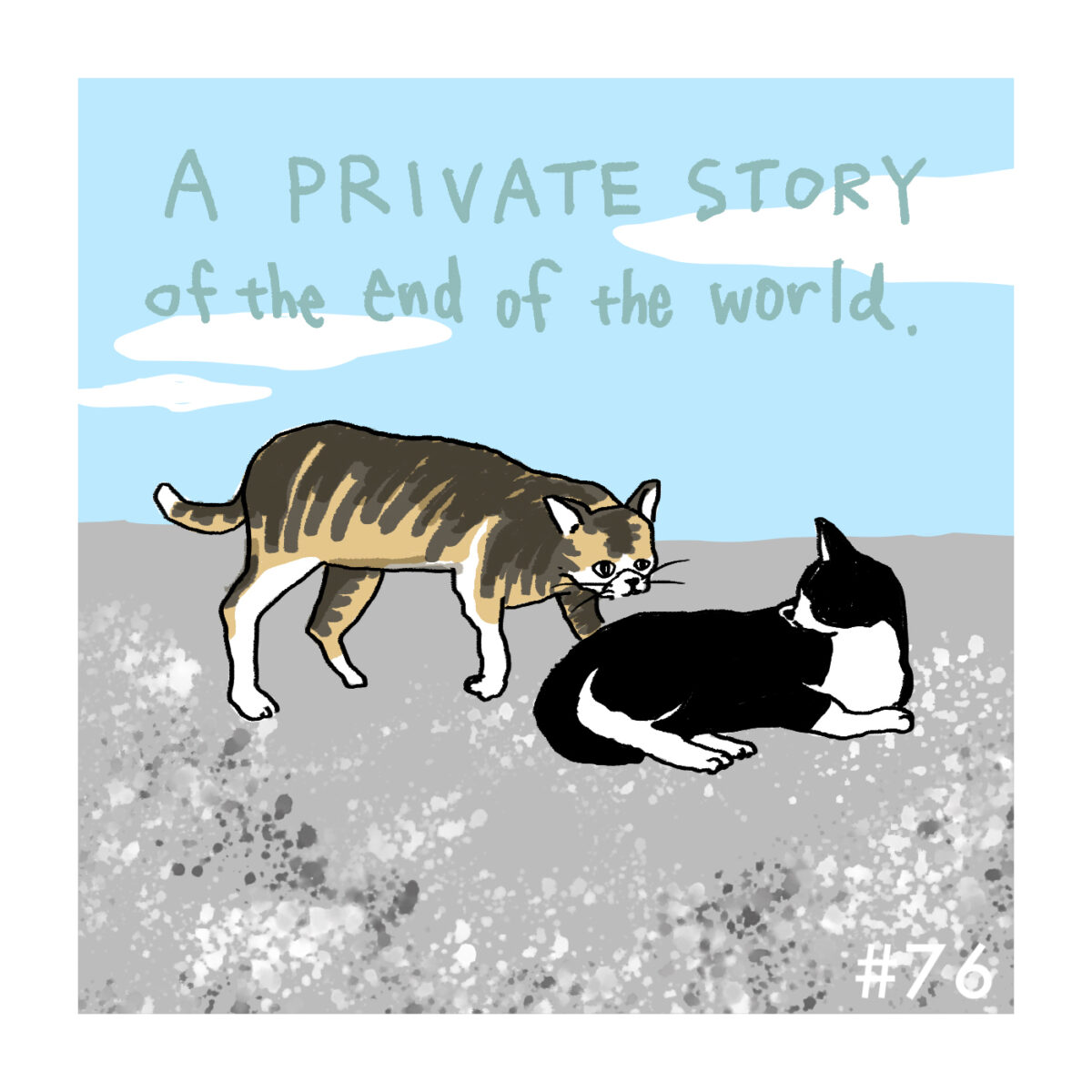 線画で描いた猫たち by sahchas | podcast「世界の果てのわたくしごと」のサムネイル